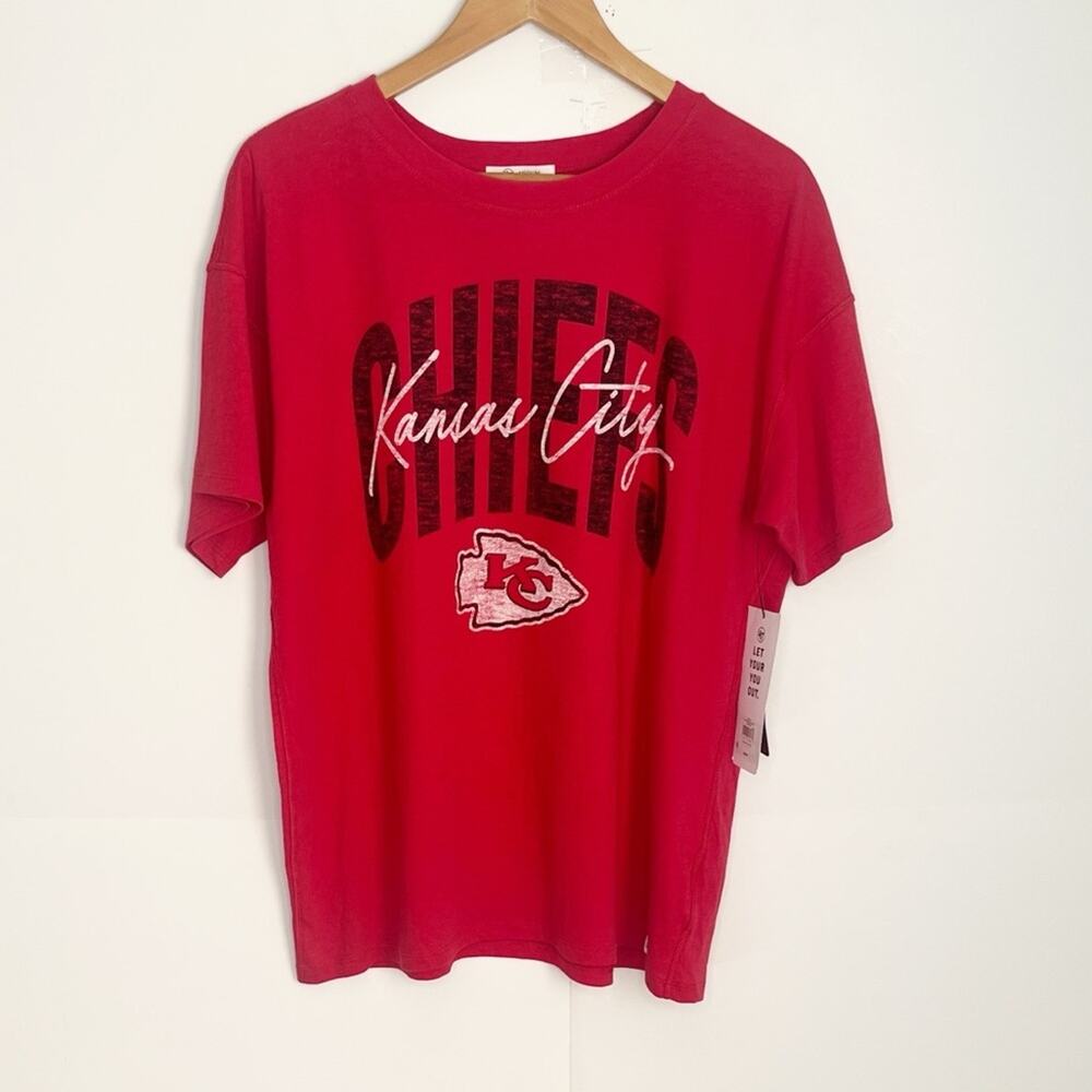 47' Womens Kansas City Cheifs Short Sleeve T Shirt Size Medium